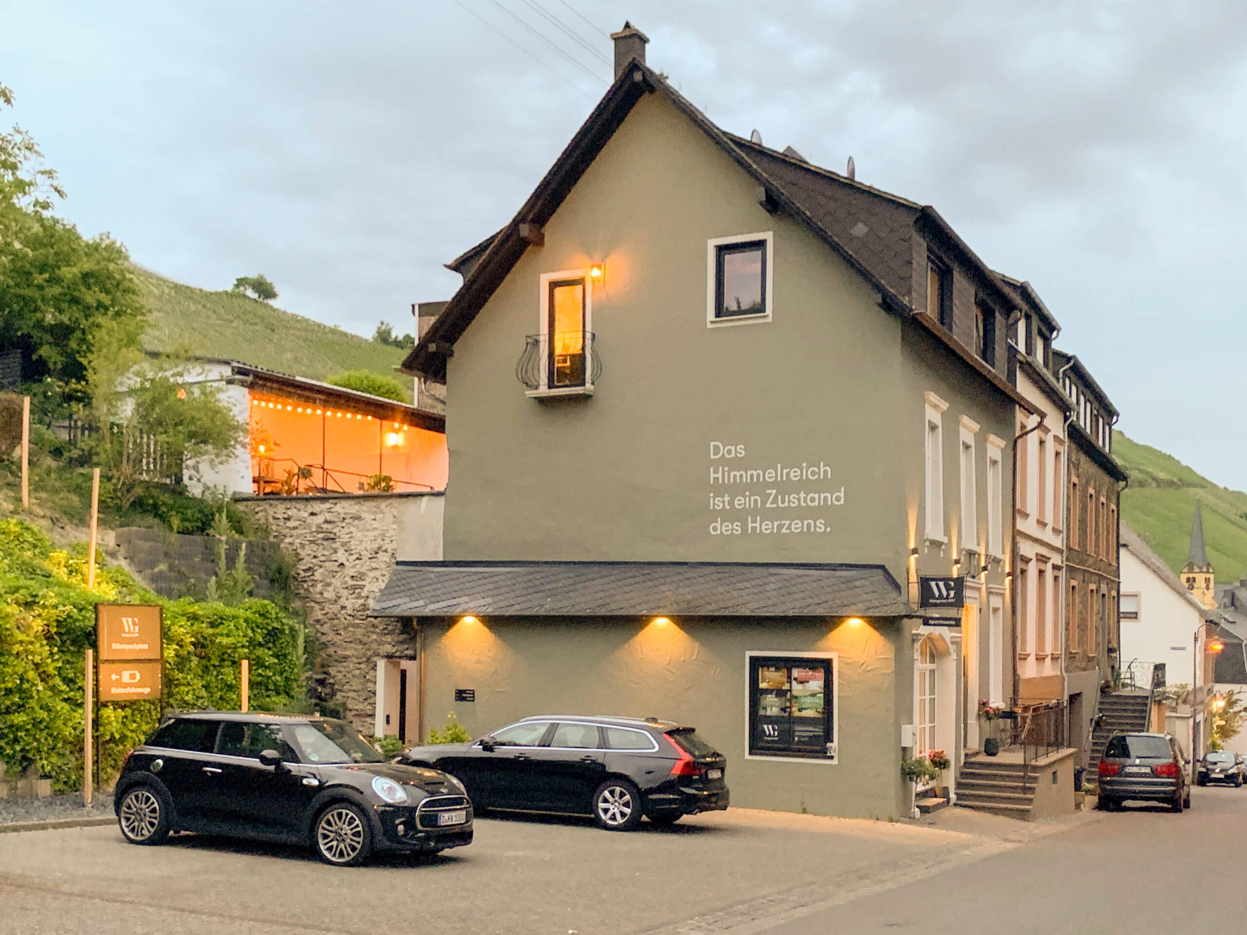 Der Weingarten 1897 an der Weinlage Himmelreich