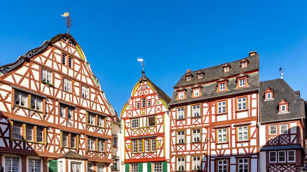 Der historische Marktplatz in Bernkastel-Kues